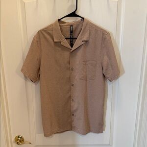 Vuori Tan Casual Button Down Shirt